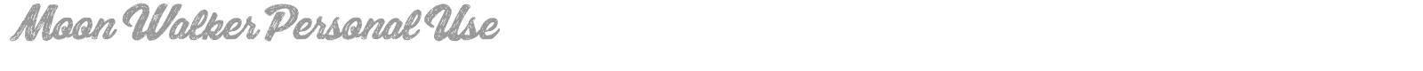 Moon Walker font preview